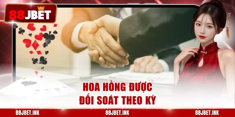 Hoa hồng được đối soát theo kỳ